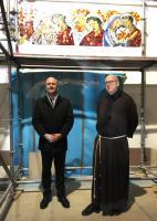 F Liebfrauenkirche Mosaik Uwe Becker Bruder Christophorus copyright Stadt Frankfurt