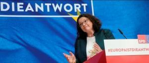 p Andrea Nahles ratlos
