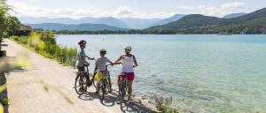 Radfahrer am Wörthersee