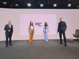 Fashion Week Oberbuergermeister Peter Feldmann Anita Tillmann Rabea Schif Detlef Braun copyright Messe Frankfurt