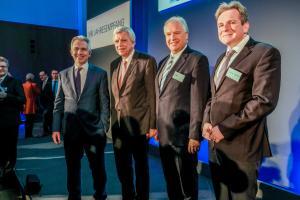 Jahresempfang IHK 2020 Feldmann Bouffier Caspar Voigtlander copyright Stadt Frankfurt Andreas Varnhorn