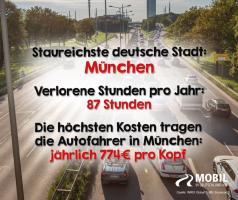 Munchen erneut Staustadt Nr. 1