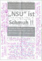 NSU ist Schmuh Titel eines Pamphlets