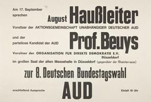 AUD Haußleiter Beuys