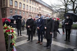 mit heinzGedenkveranstaltung Holocaust Stephan Siegler Jakub Wawrzyniak Peter Feldmann copyright Stadt Frankfurt am Main Salome Roessler 1