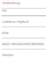 Lockdown Tagebuch