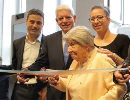 Trude Simonsohn 2018 Eroeffnung Lernlabor Bildungsstaette Anne Frank copyright Stadt Frankfurt Rafael Herlich