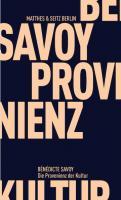 savoyprovinienz