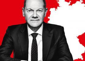 Olaf Scholz in einer SPD Wahlwerbung 1