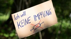 Parolen von Impfgegnern