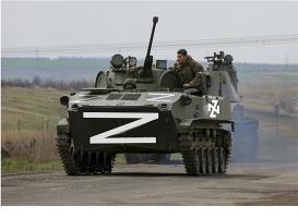 Russ.Konvoi nahe Mariupol