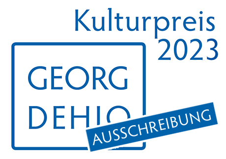 Dehio Kulturpreis 2023 Logo Ausschreibung 460x324