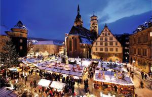 Stuttgarter Weihnachtsmarkt Schillerplatz Wilhelm Mierendorf