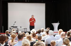 Axel Scheffler zur Finissage in Speyer