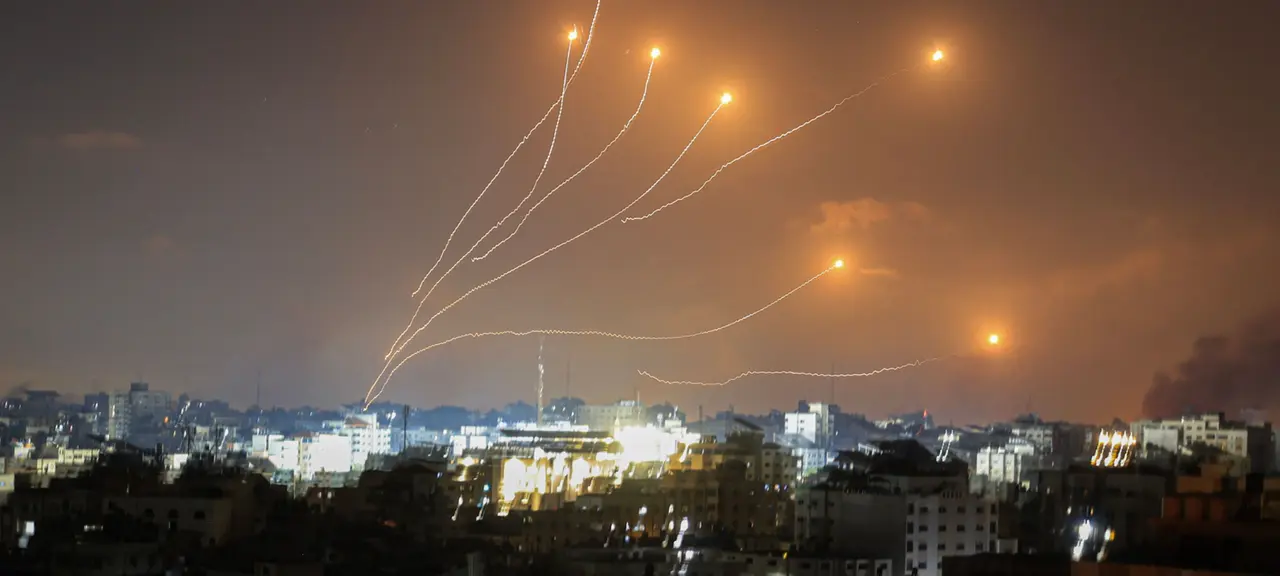 israel raketen gaza 100