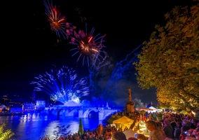 Schlossbeleuchtung Nepomukterrasse c Heidelberg Marketing
