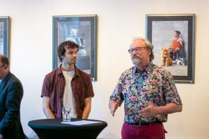 Vernissage Strassenkünstler 01 Leo Kissling Vorstand Denkbar Peter Menne