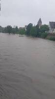 TikTok Laufenmühle Hochwasser