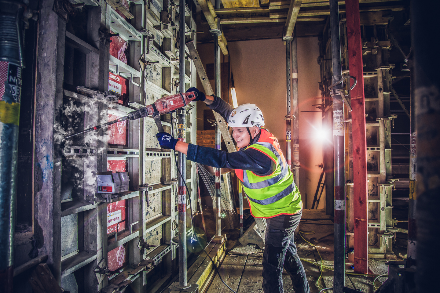 3. Bauarbeiter vorher