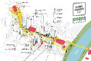 Frankfurter Bankenviertel mit Hochhauspromenade und Wallanlagen Copyright Albert Speer und Partner GmbH
