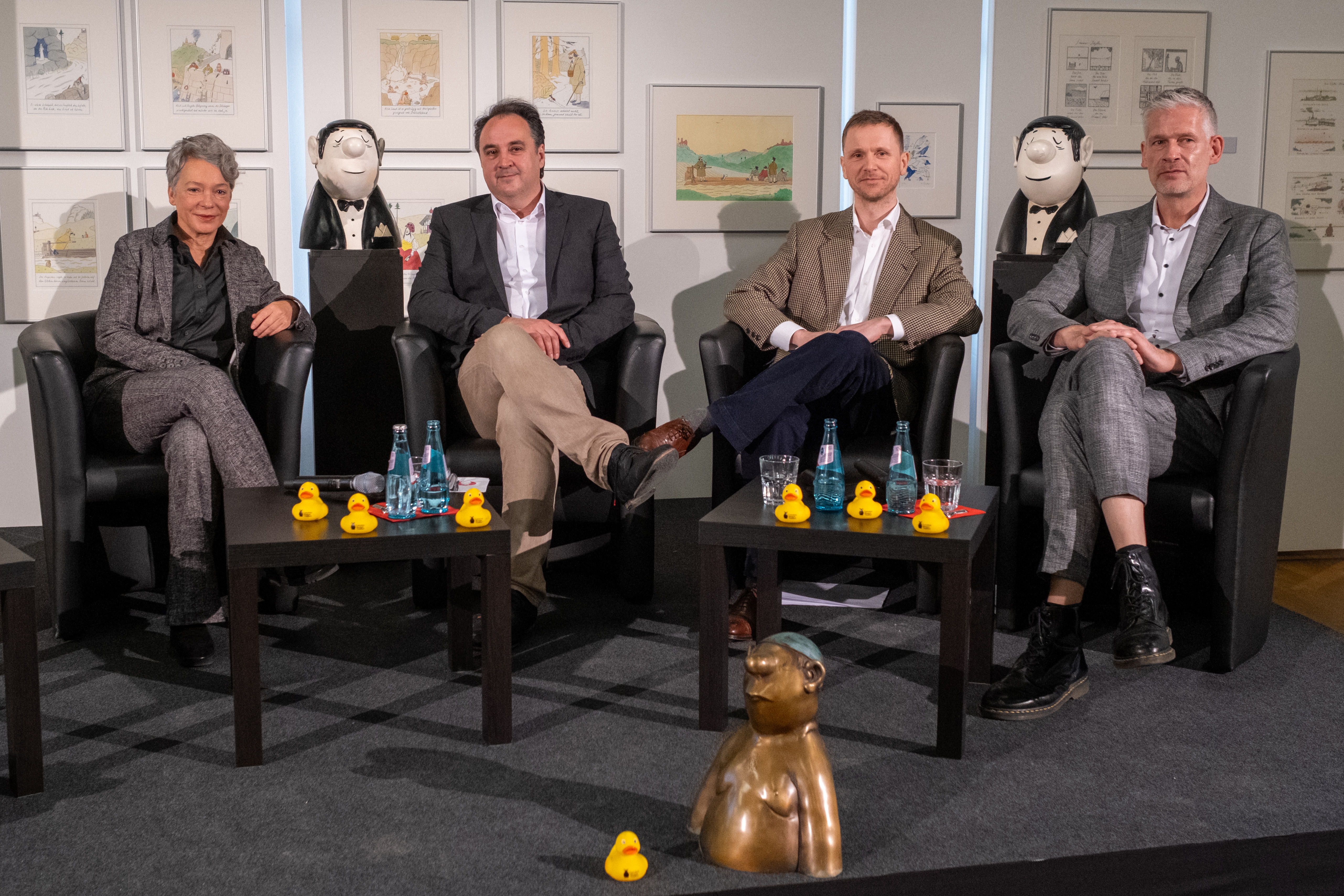 Ina Hartwig Martin Sonntag Leo von Bülow Quirk Till Kaposty Bliss Copyright Stadt Frankfurt Andreas Varnhorn