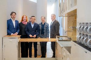 PK 100 Jahre Neues Frankfurt Gwechenberger Juerges Josef Hartwig Wagner K Copyright Stadt Frankfurt am Main Michael Braunschaedel