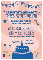 Plakat Geburtstag Teilerei Copyright Die Teilerei