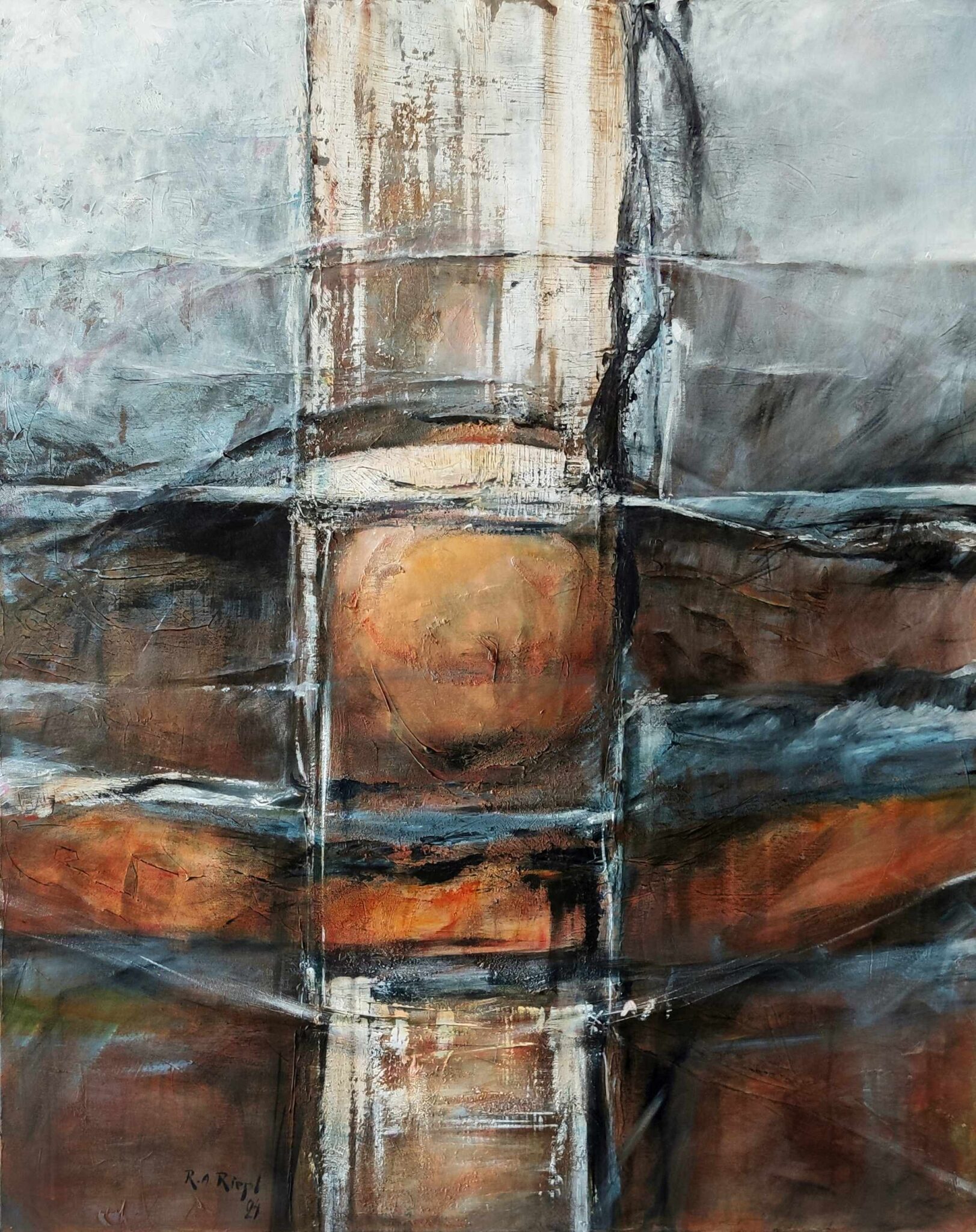 Kreuztafel I 80 x 100 Rainer Riepl 2024 Rainer Riepl 1623x2048
