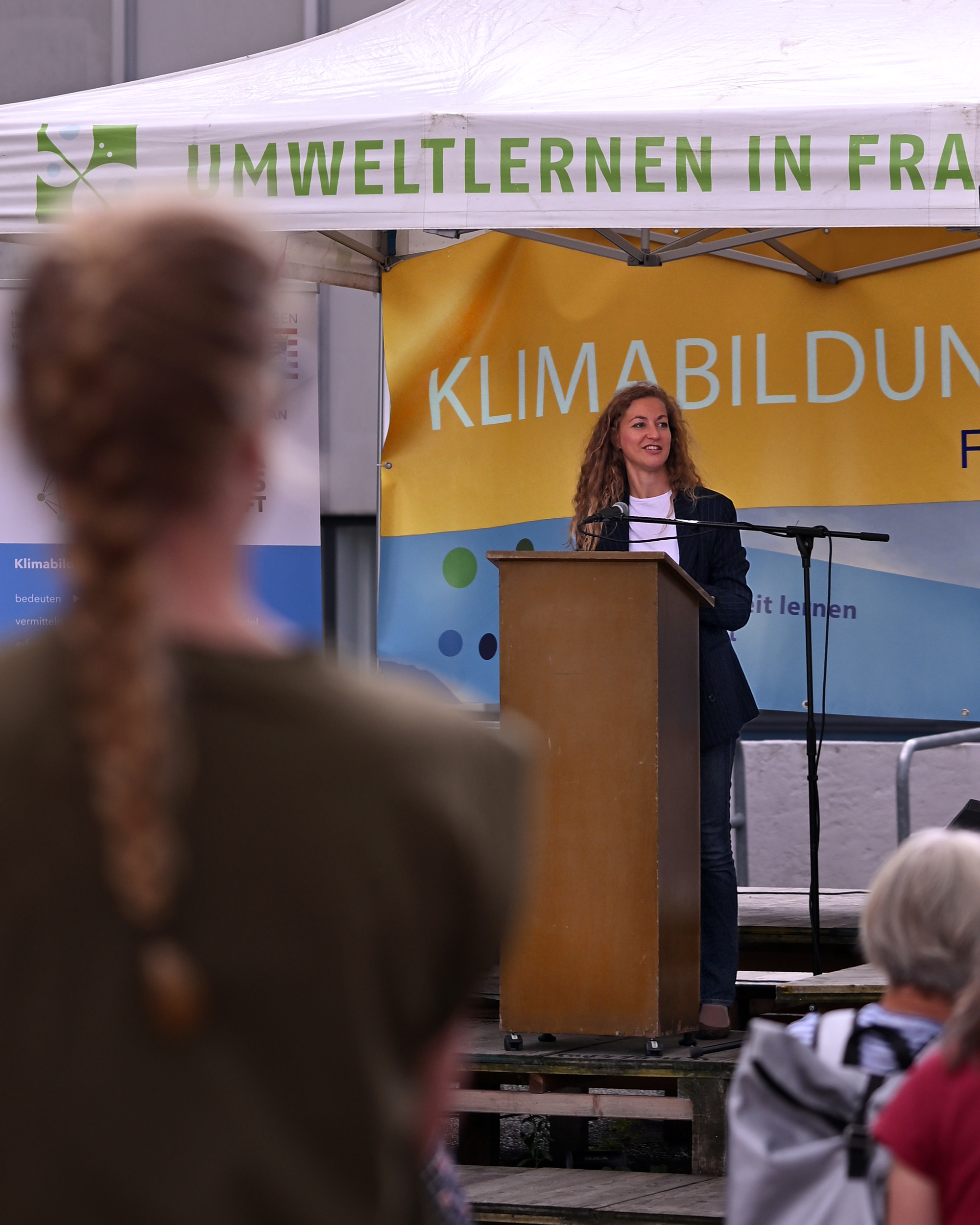Klima Bildungs Festival Dezernentin Tina Zapf Rodriguez Eoeffnung Copyright Umweltlernen Frankfurt